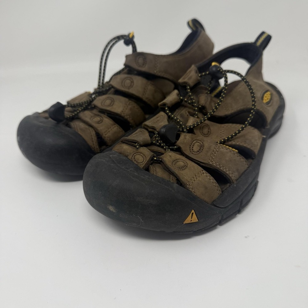 Keen Newport Sandals Mens Size 9 Brown Leather Closed Toe Hiking‎ Outdoor